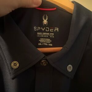 Men’s Navy Spyder shirt